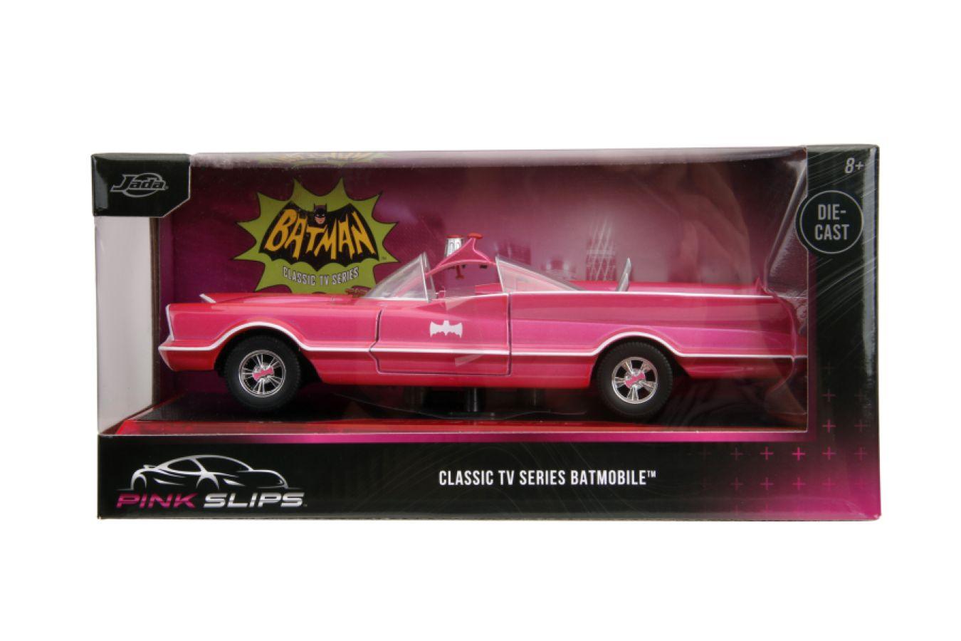 JAD35189 Pink Slips - Classic Batmobile (Pink) 1:24 Scale Diecast Vehicle - Jada Toys - Titan Pop Culture