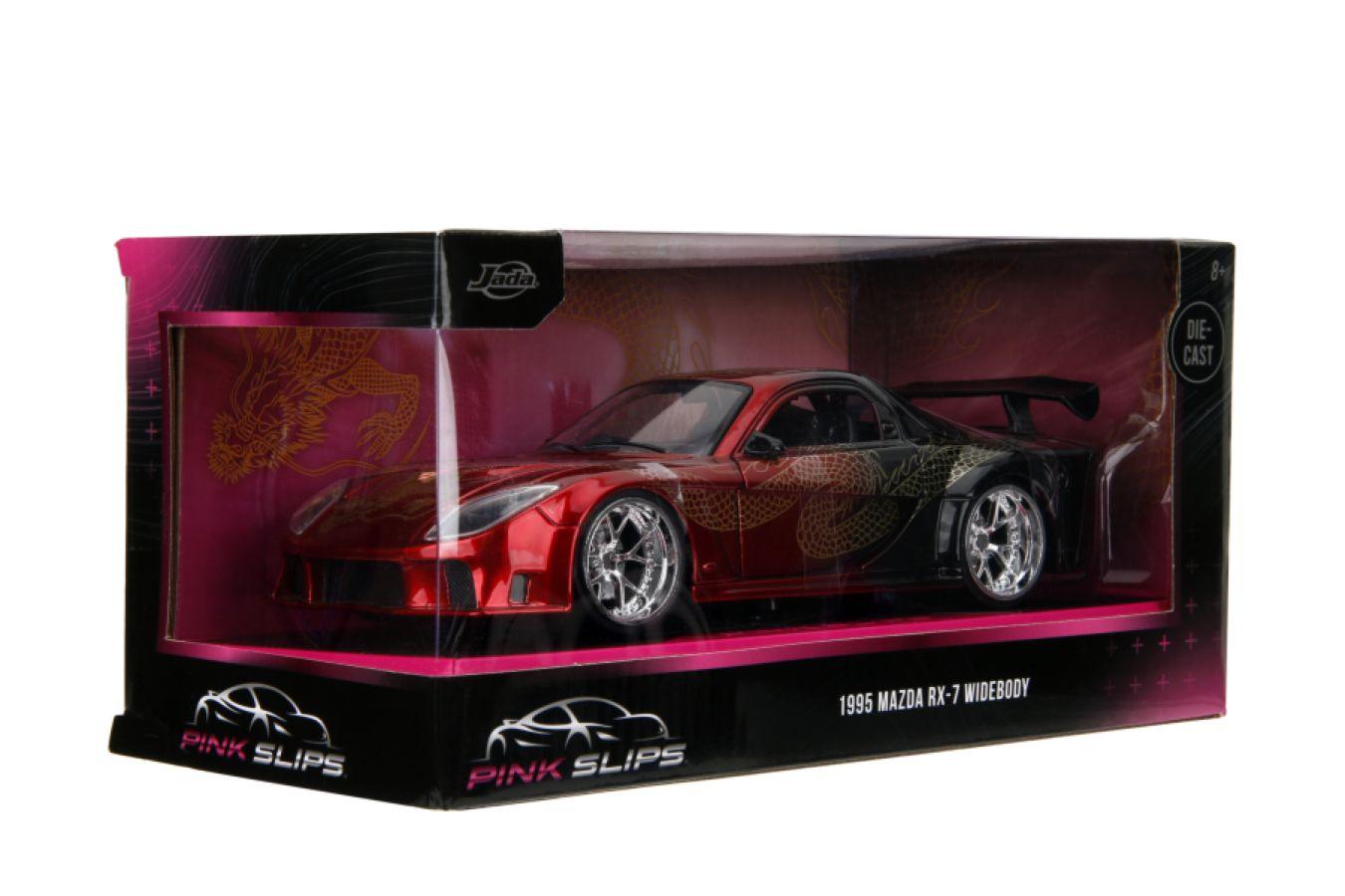 JAD35194 Pink Slips - 1995 Mazda RX7 Widebody 1:24 Scale Diecast Vehicle - Jada Toys - Titan Pop Culture