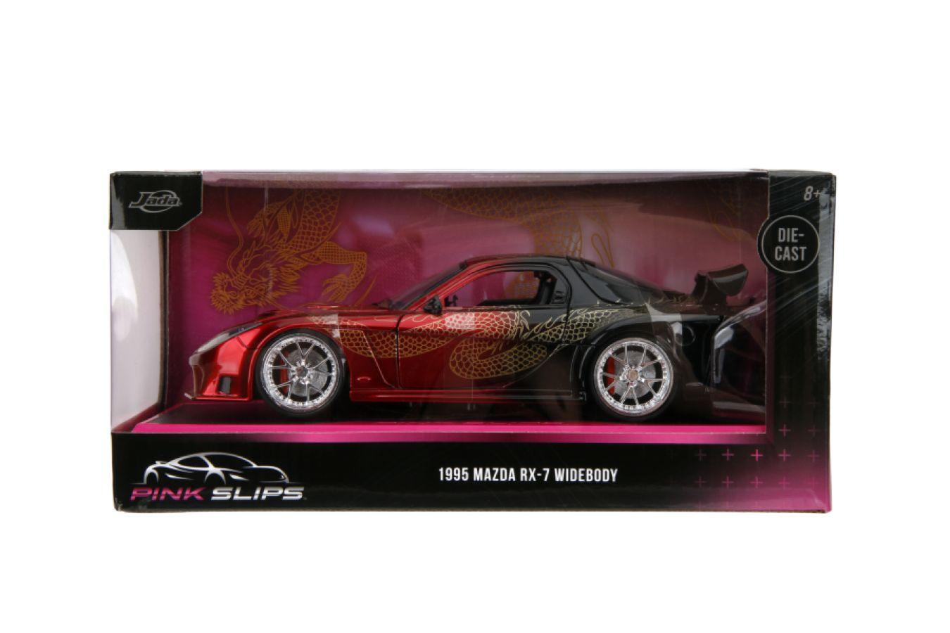 JAD35194 Pink Slips - 1995 Mazda RX7 Widebody 1:24 Scale Diecast Vehicle - Jada Toys - Titan Pop Culture