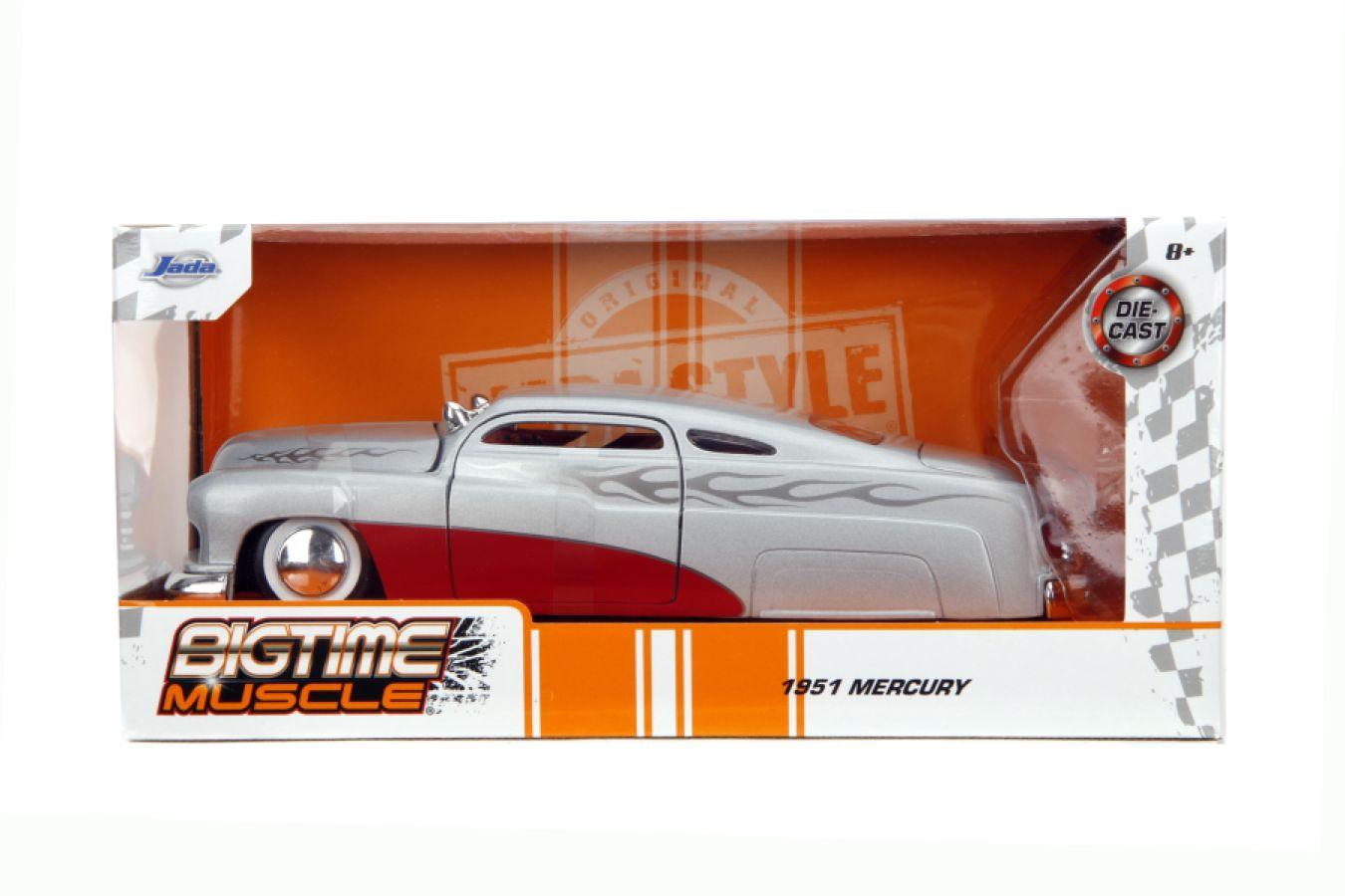 JAD35206 Big Time Muscle: Dark Horse - 1951 Mercury (W-203) 1:24 Scale Diecast Vehicle - Jada Toys - Titan Pop Culture