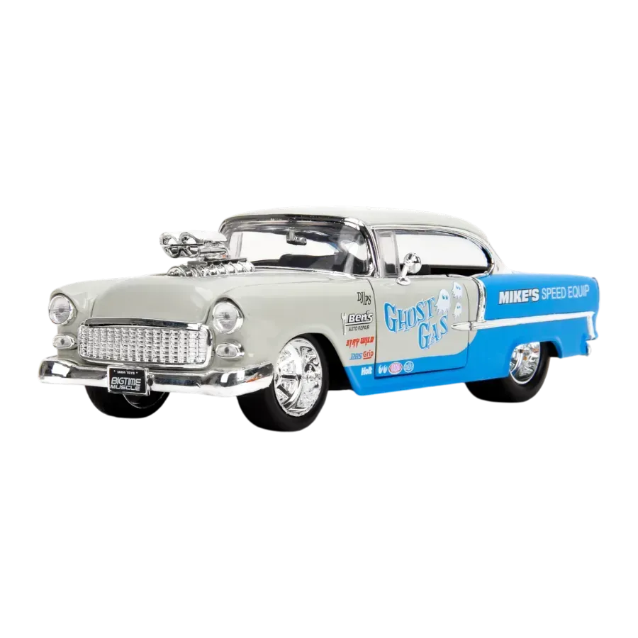 JAD35211 Big Time Muscle - 1955 Chevy Bel Air 1:24 Scale Diecast Vehicle - Jada Toys - Titan Pop Culture