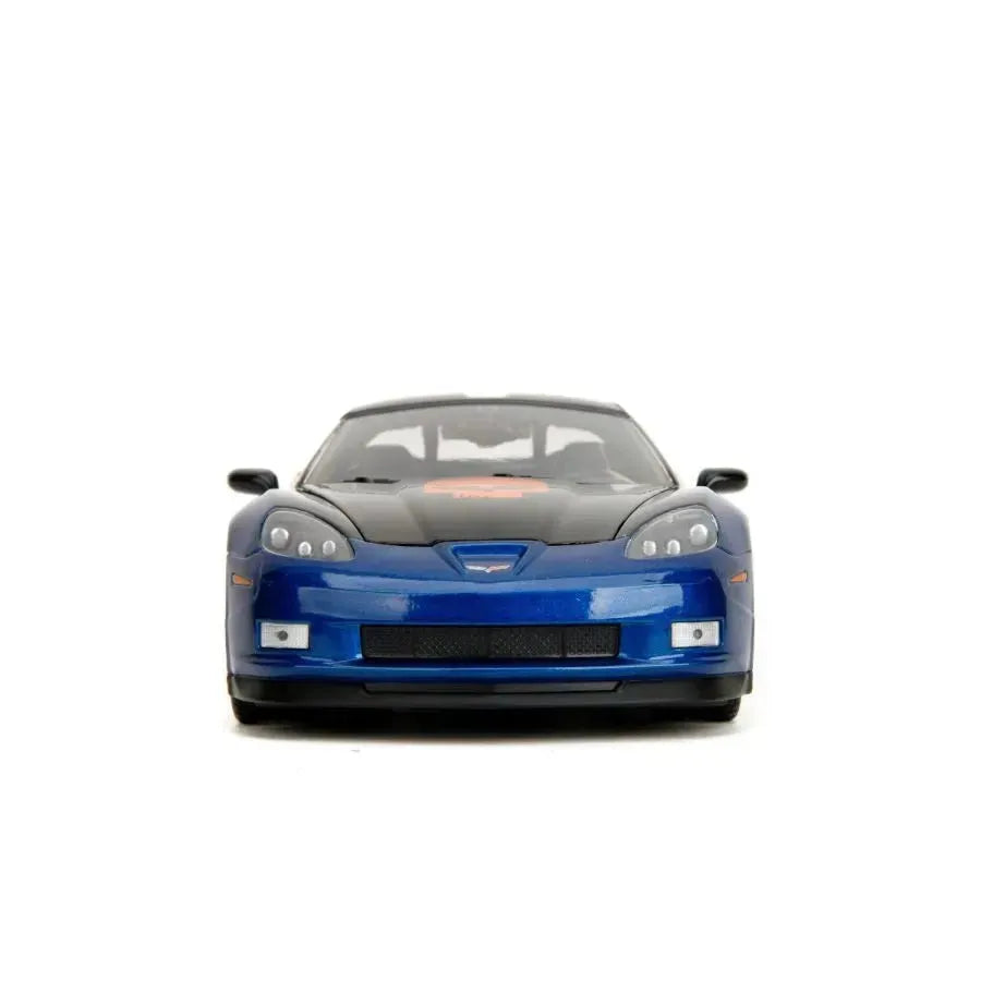 JAD35213 Big Time Muscle - 2006 Chevy Corvette Z06 1:24 Scale Diecast Vehicle - Jada Toys - Titan Pop Culture