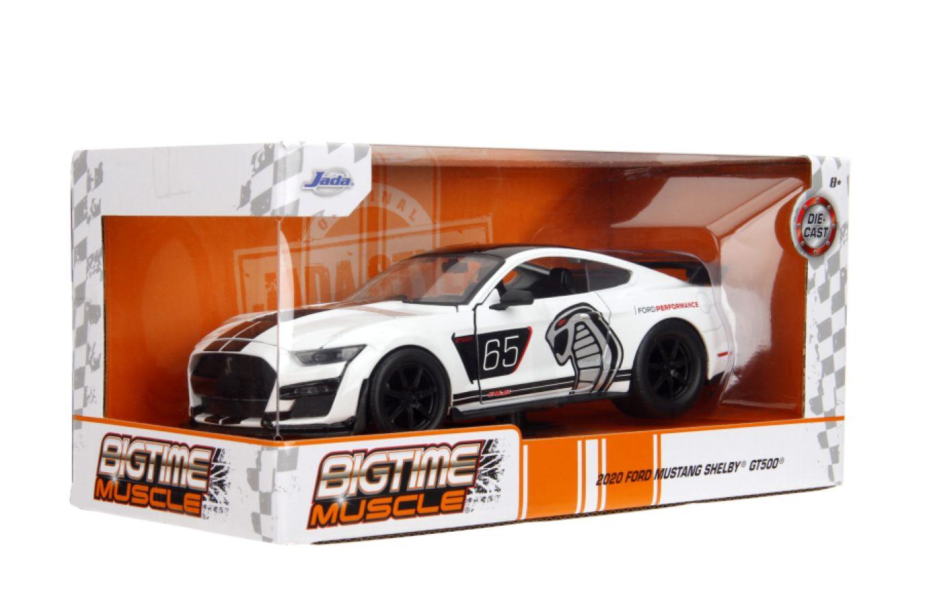 JAD35216 Big Time Muscle: Dark Horse - 2020 Ford Mustang Shelby GT500 1:24 Scale Diecast Vehicle - Jada Toys - Titan Pop Culture