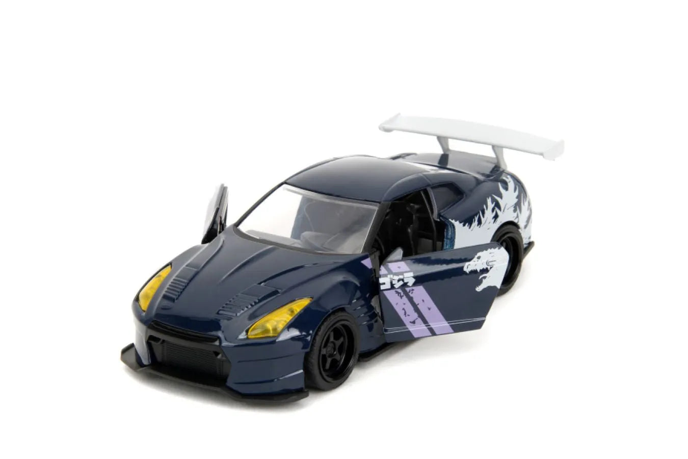 JAD35295 Hollywood Rides - Godzilla HWR - Ben Sopra Nissan GT-R 1:32 Diecast Vehicle - Jada Toys - Titan Pop Culture