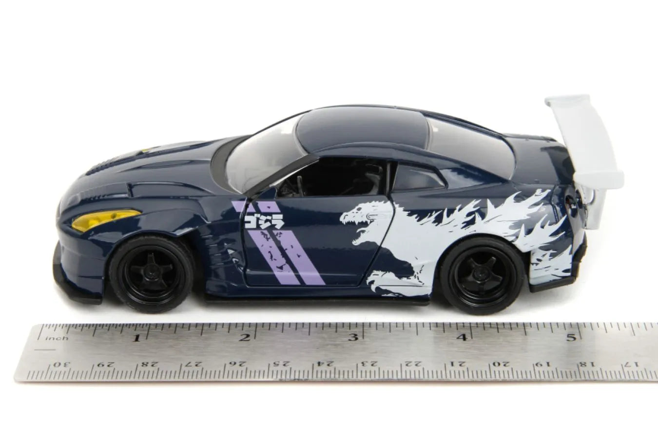 JAD35295 Hollywood Rides - Godzilla HWR - Ben Sopra Nissan GT-R 1:32 Diecast Vehicle - Jada Toys - Titan Pop Culture