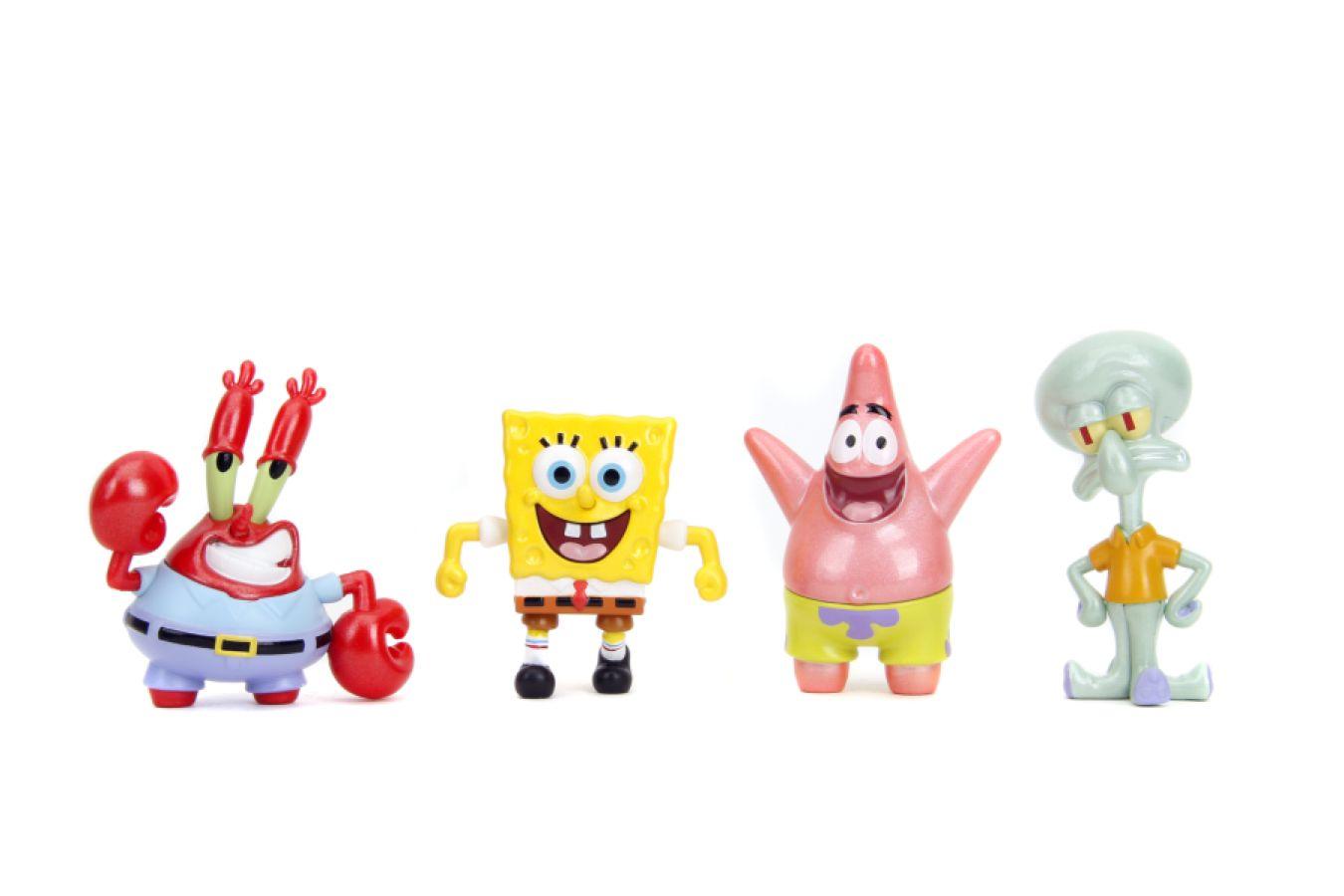 JAD35302 Spongebob Squarepants - 2.5" MetalFig 4-Pack - Jada Toys - Titan Pop Culture