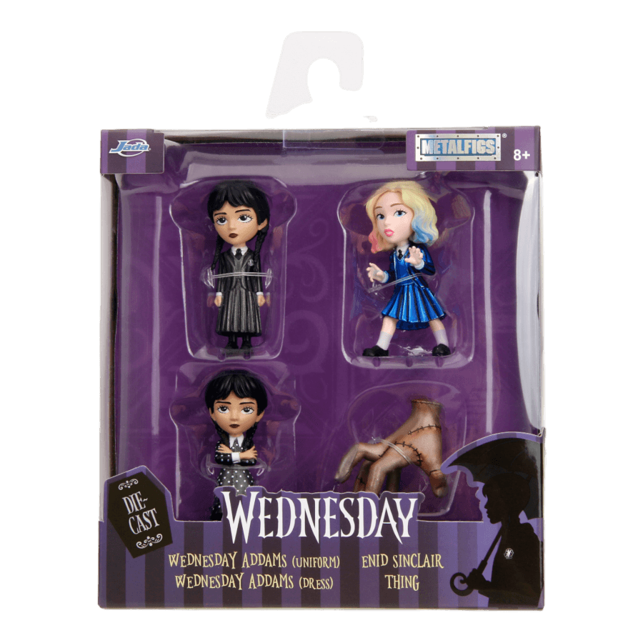 JAD35325 Wednesday (TV) - 2.5" MetalFig 4-Pack - Jada Toys - Titan Pop Culture