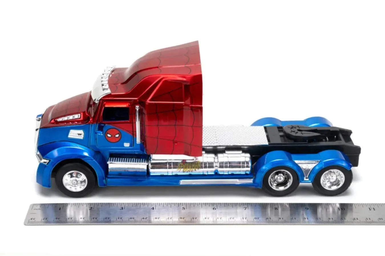 JAD35408 Marvel Comics - Spider-Man Big Rig 1:24 Scale Diecast Vehicle - Jada Toys - Titan Pop Culture