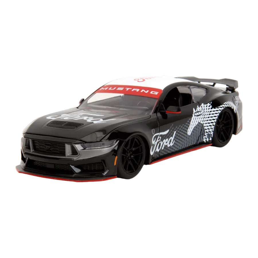 JAD35418 Big Time Muscle - 2024 Ford Mustang "Dark Horse" Edition 1:24 Scale Diecast Vehicle - Jada Toys - Titan Pop Culture