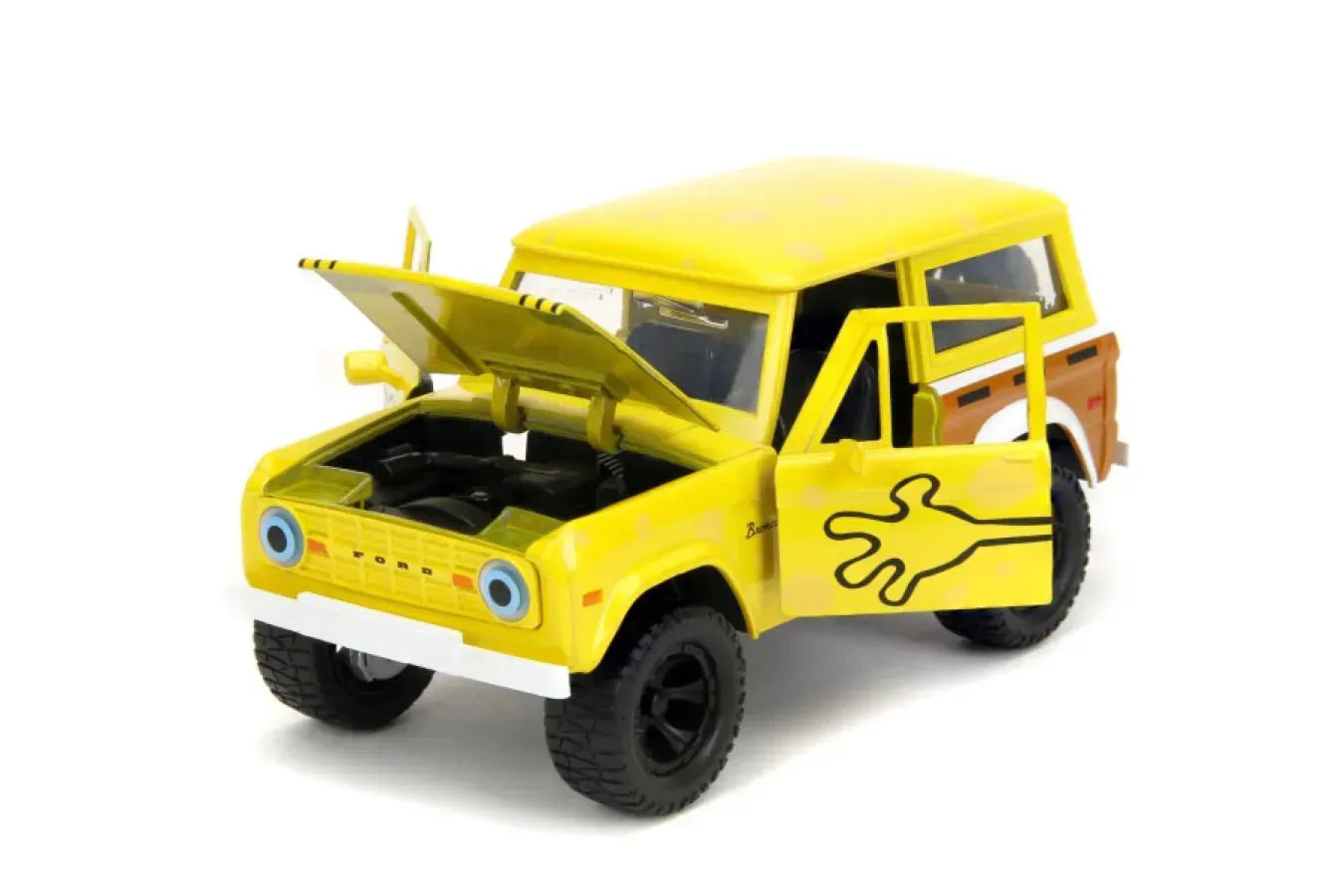 JAD35467 Spongebob Squarepants - 1972 Ford Bronco (with Spongebob) 1:24 Scale Diecast Vehicle - Jada Toys - Titan Pop Culture