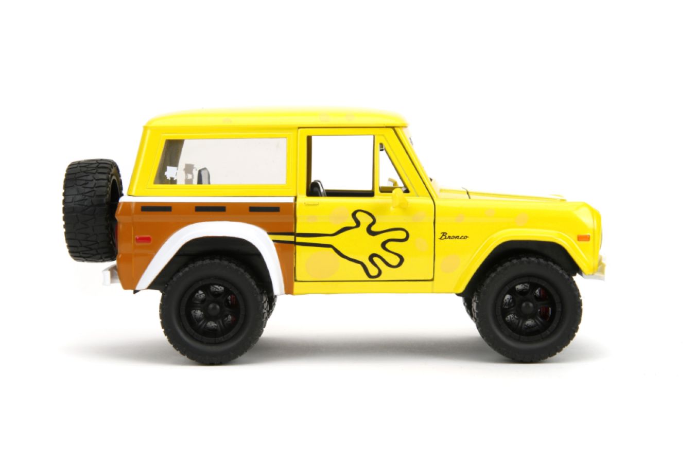 JAD35467 Spongebob Squarepants - 1972 Ford Bronco (with Spongebob) 1:24 Scale Diecast Vehicle - Jada Toys - Titan Pop Culture