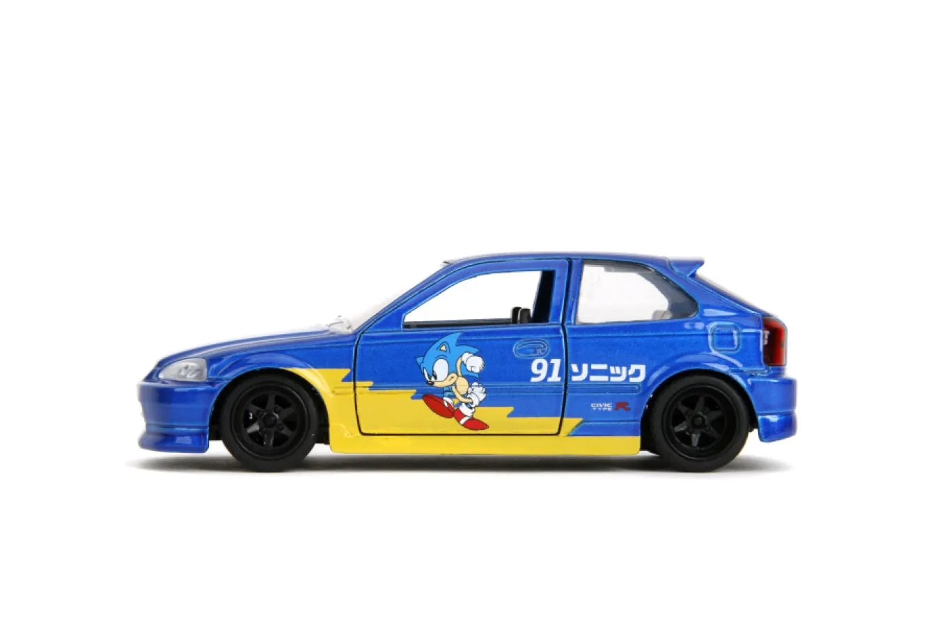 JAD35482 Sonic The Hedgehog - 1:32 Honda Civic Type-R Diecast Vehicle - Jada Toys - Titan Pop Culture