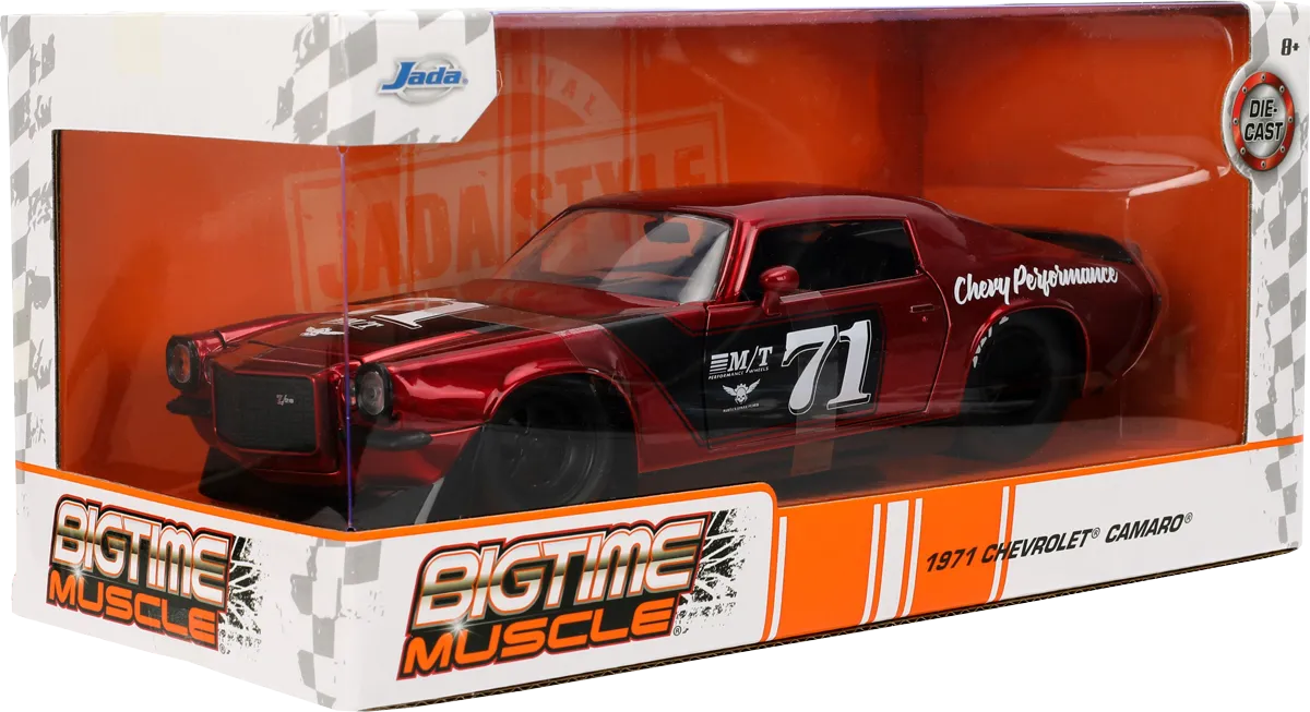 Big Time Muscle - 1:24 Scale 1971 Chevrolet Camaro Diecast Vehicle