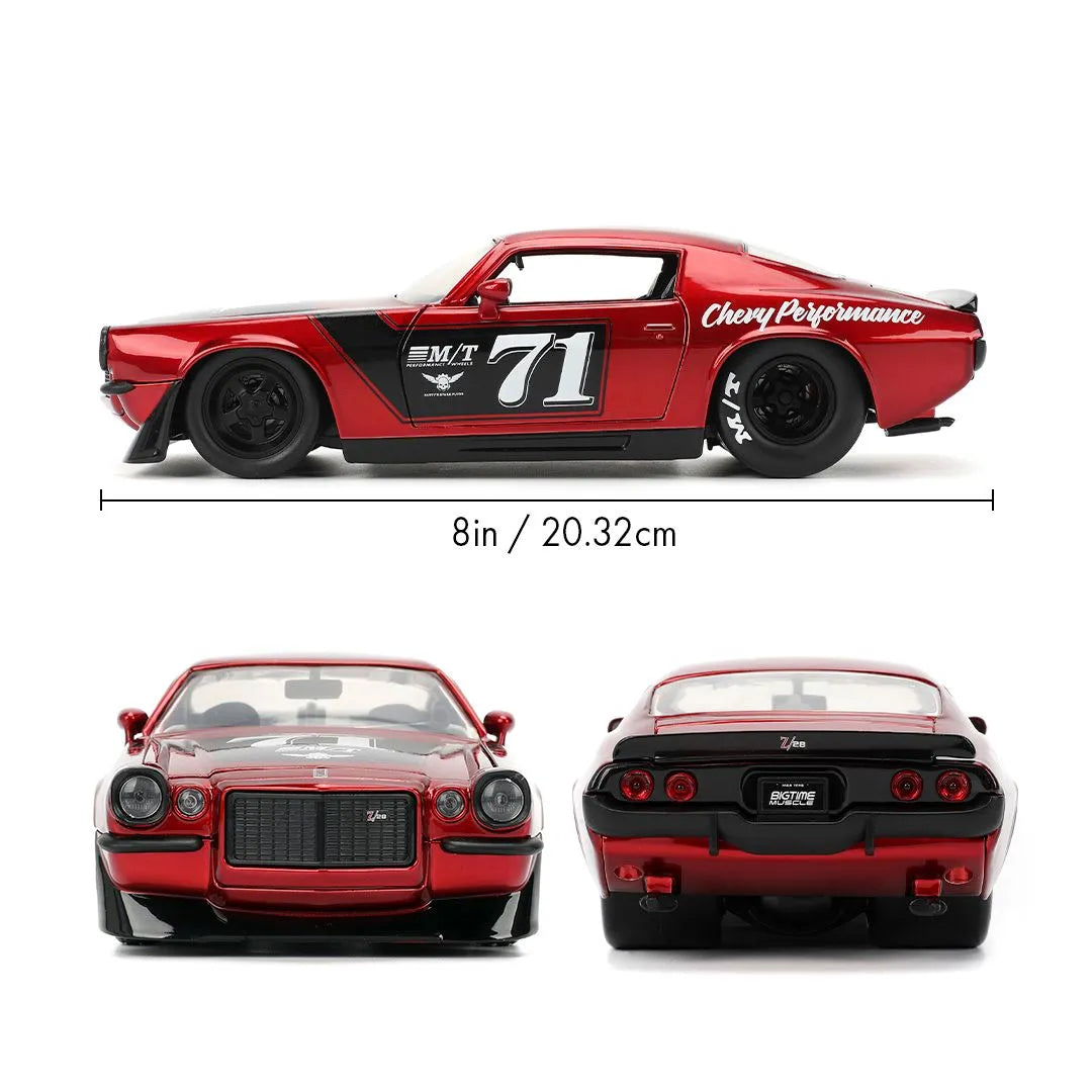 Big Time Muscle - 1:24 Scale 1971 Chevrolet Camaro Diecast Vehicle