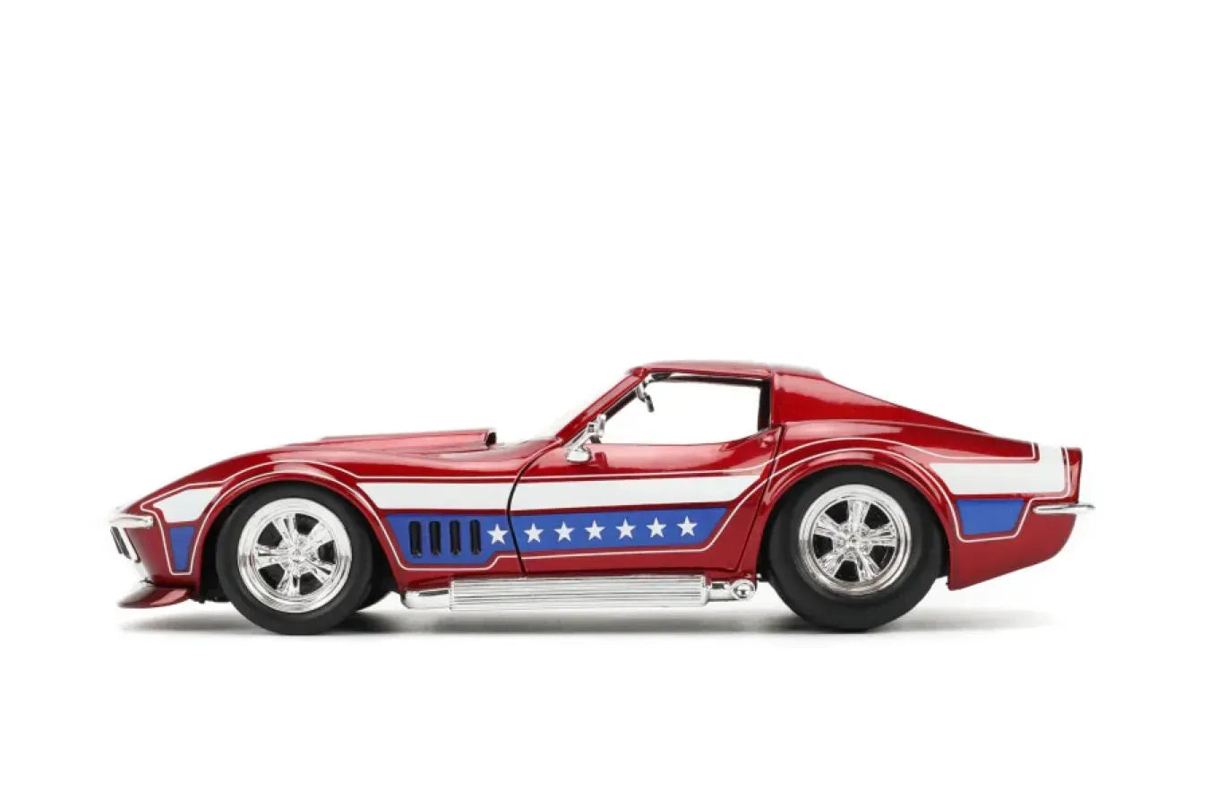 JAD35488 Big Time Muscle - 1969 Chevy Corvette Stingray 1:24 Scale Diecast Vehicle - Jada Toys - Titan Pop Culture