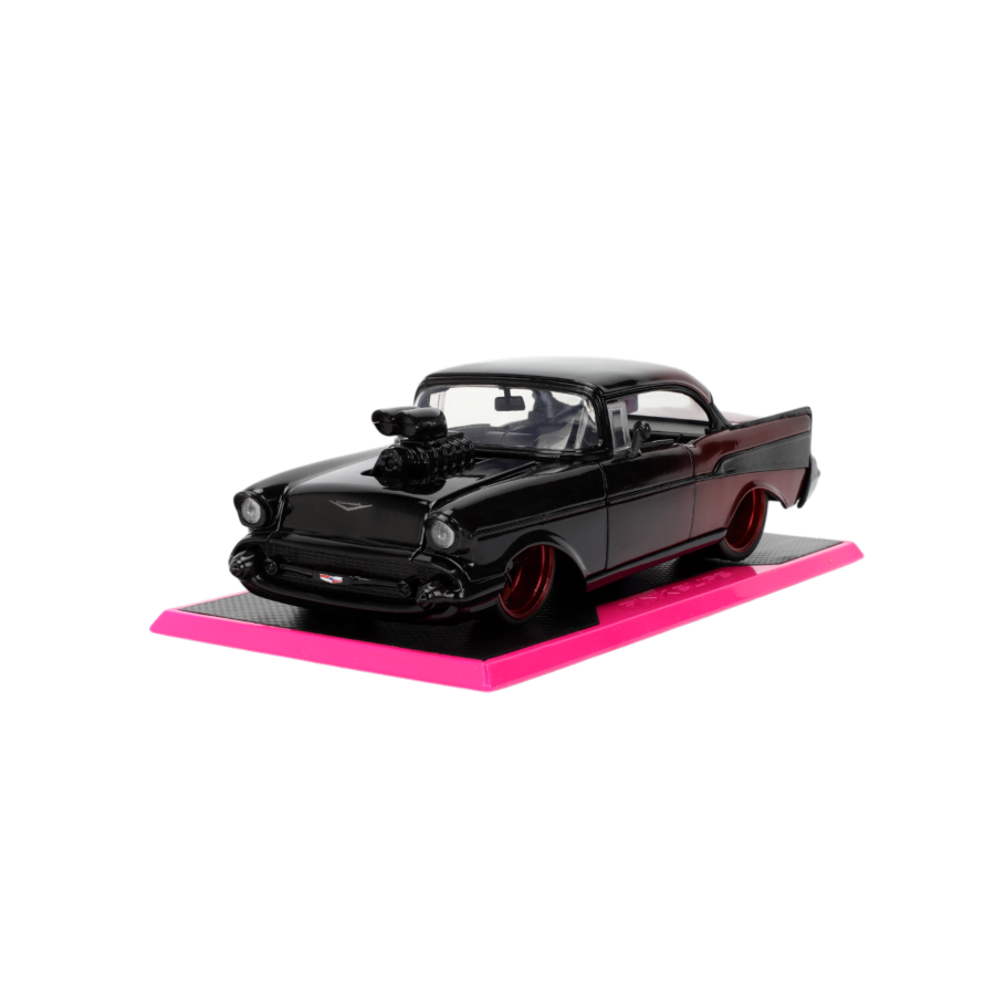 JAD35528 Pink Slips - 1957 Chevy Bel Air 1:24 Scale Diecast Vehicle - Jada Toys - Titan Pop Culture