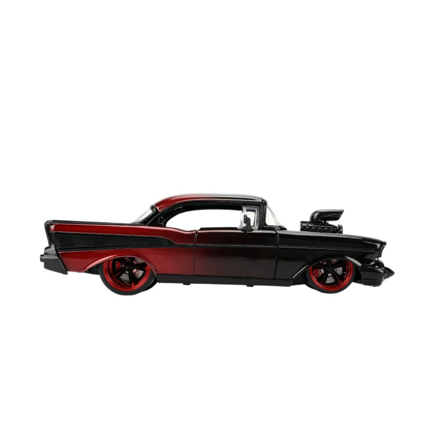 JAD35528 Pink Slips - 1957 Chevy Bel Air 1:24 Scale Diecast Vehicle - Jada Toys - Titan Pop Culture