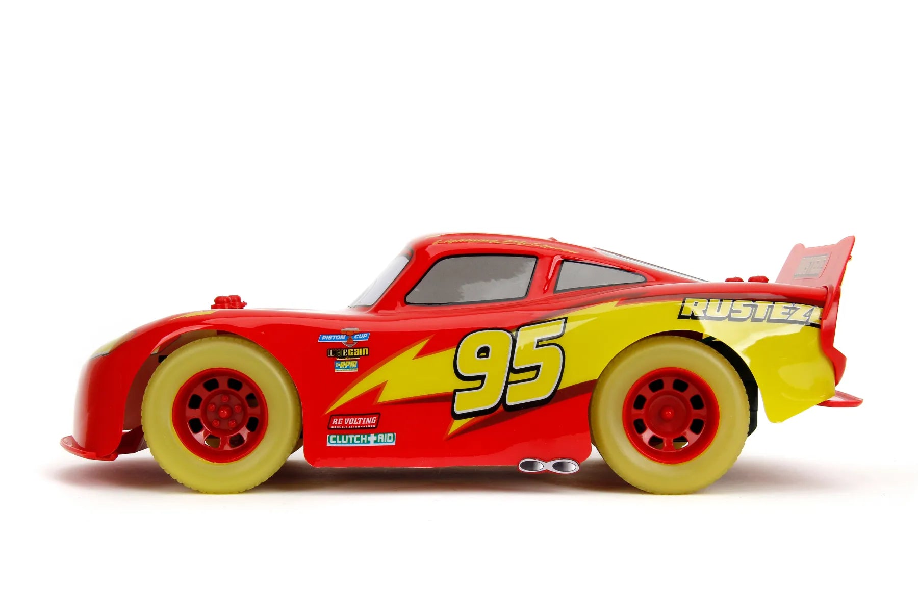 JAD35563 Cars - 1:14 Lightning Mcqueen (Glow) Remote Control Car - Jada Toys - Titan Pop Culture