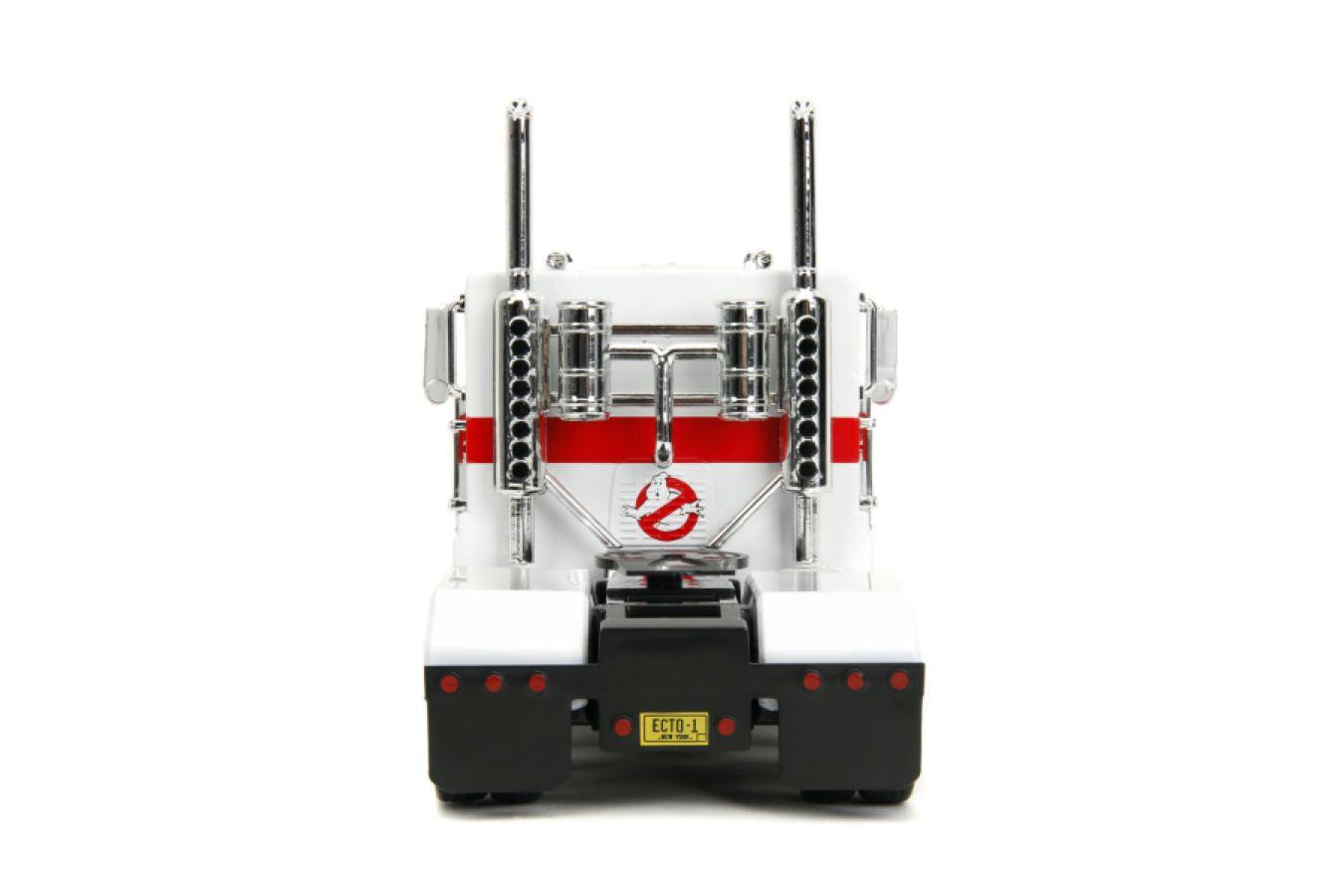 JAD35572 Hollywood Rides - Optimus Prime X Ghostbusters Ecto-1 Mash-up 1:24 Scale Diecast Vehicle - Jada Toys - Titan Pop Culture