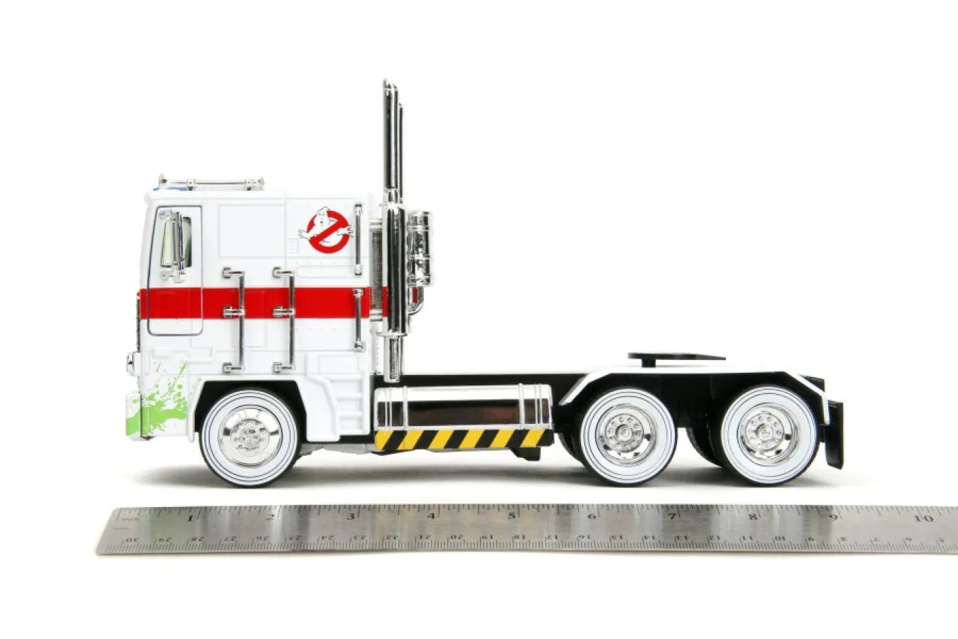 JAD35572 Hollywood Rides - Optimus Prime X Ghostbusters Ecto-1 Mash-up 1:24 Scale Diecast Vehicle - Jada Toys - Titan Pop Culture