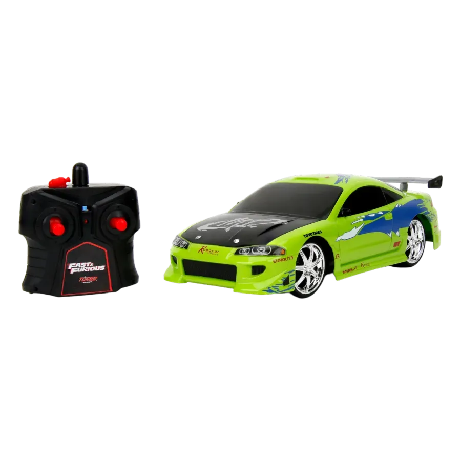 JAD35575 Fast and Furious - 1995 Mitsubishi Eclipse 1:16 Scale Remote Control Car - Jada Toys - Titan Pop Culture