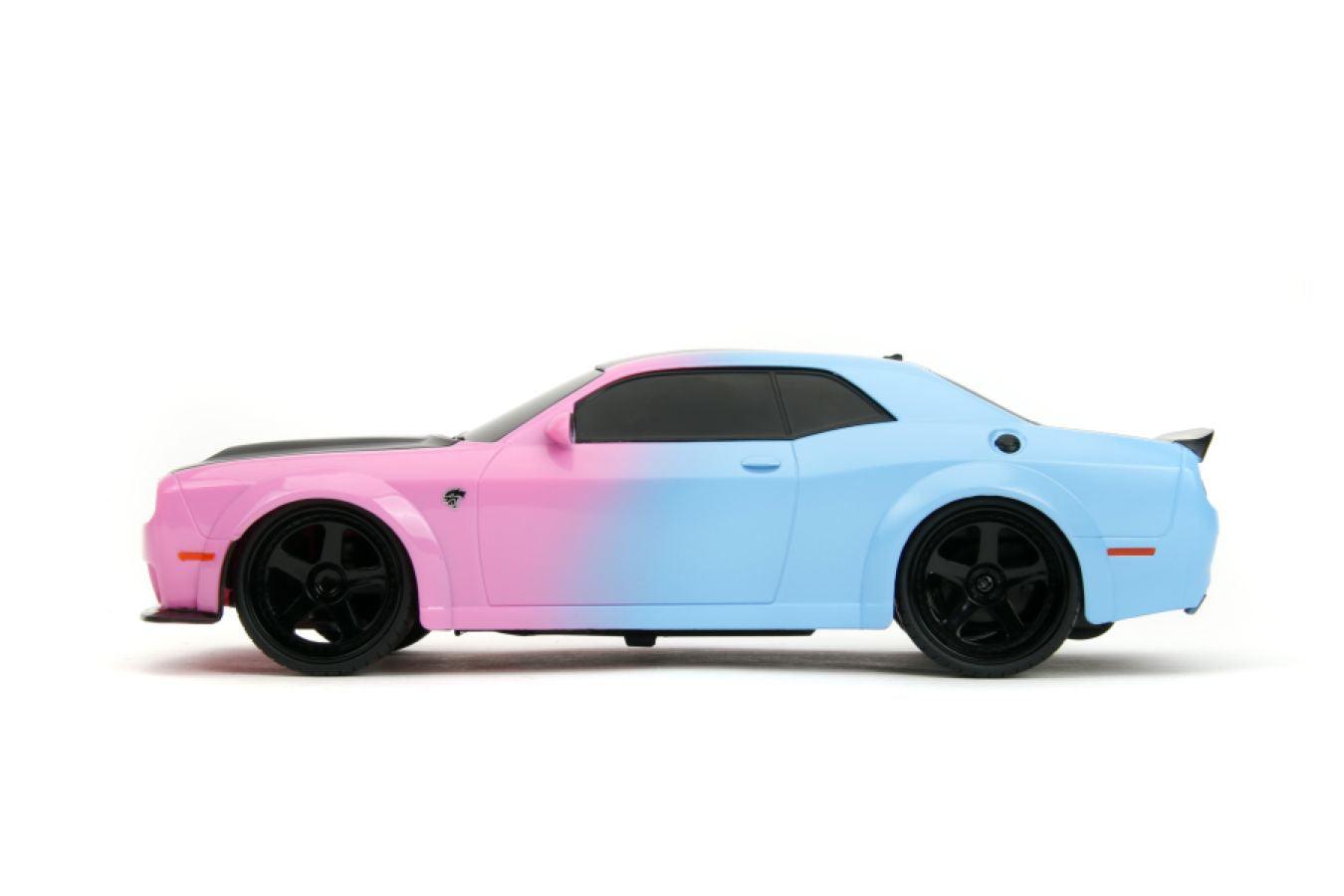 JAD35593 Pink Slips - 2019 Dodge Challenger SRT Hellcat 1:16 Scale Remote Control Car - Jada Toys - Titan Pop Culture