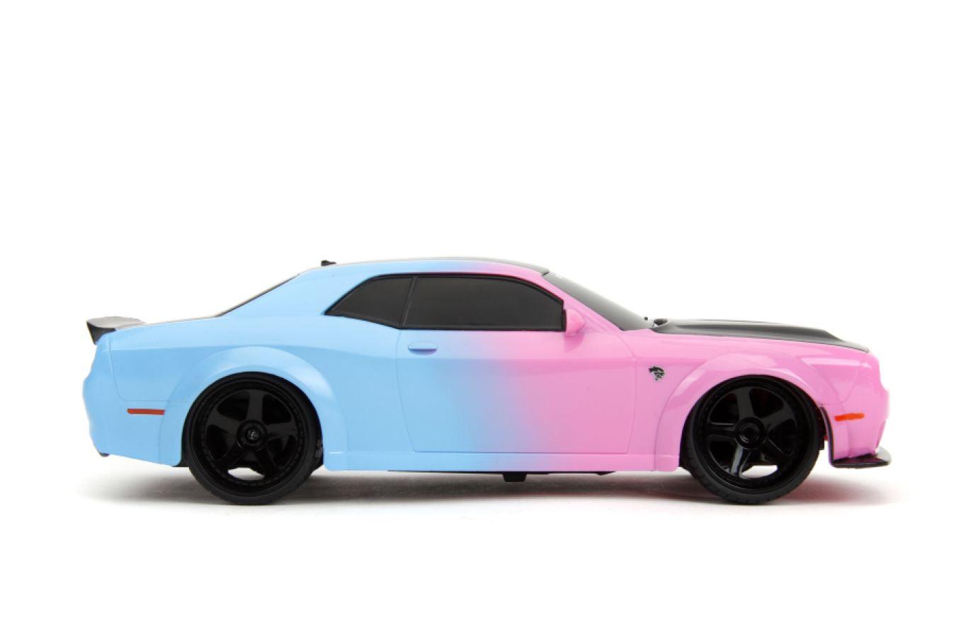 JAD35593 Pink Slips - 2019 Dodge Challenger SRT Hellcat 1:16 Scale Remote Control Car - Jada Toys - Titan Pop Culture