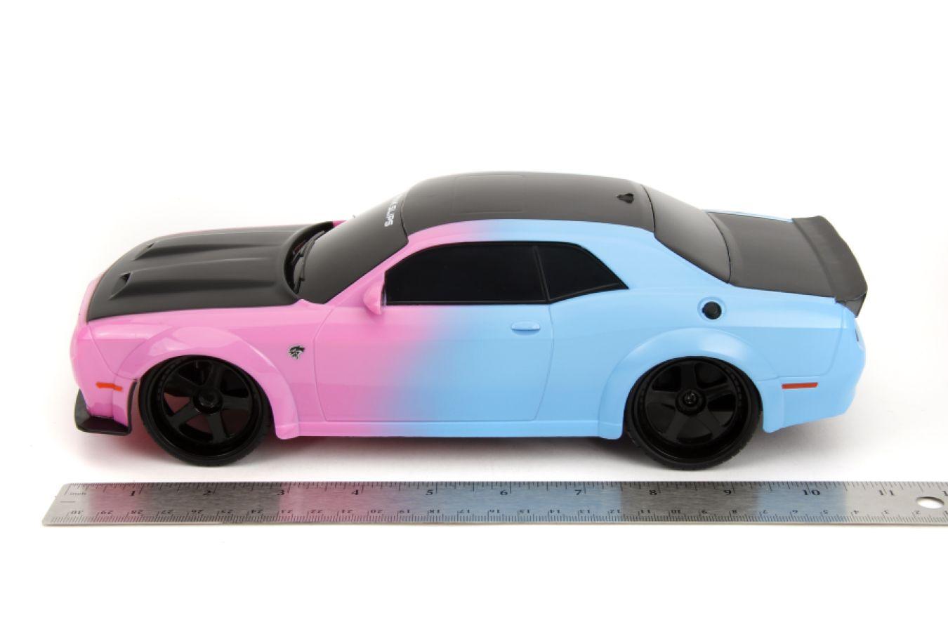 JAD35593 Pink Slips - 2019 Dodge Challenger SRT Hellcat 1:16 Scale Remote Control Car - Jada Toys - Titan Pop Culture