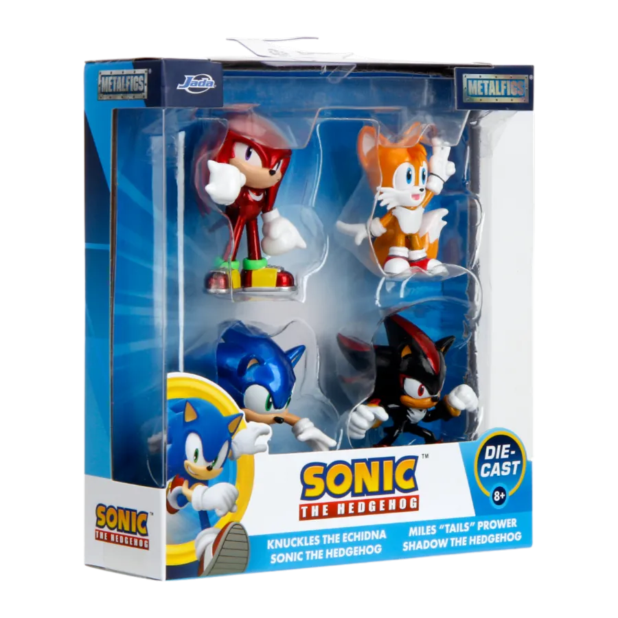 JAD35605 Sonic - Sonic and Others 2.5" Metalfigs 4 Pack - Jada Toys - Titan Pop Culture