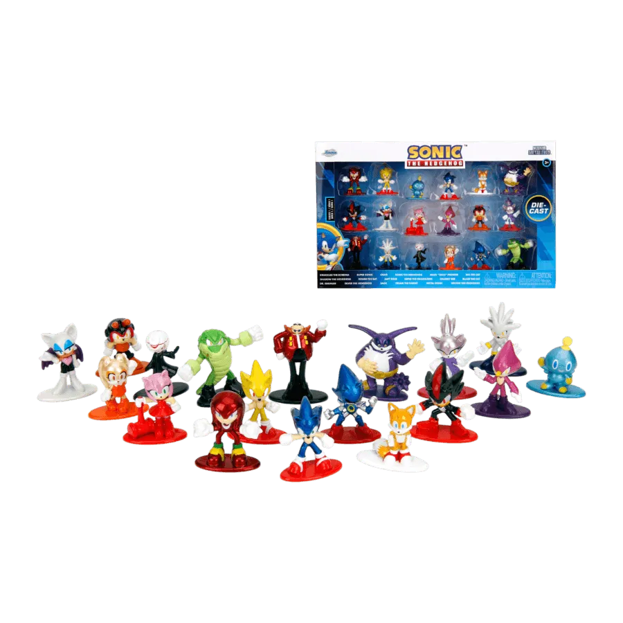 JAD35642 Sonic the Hedgehog - Nano MetalFig 18-Pack - Jada Toys - Titan Pop Culture