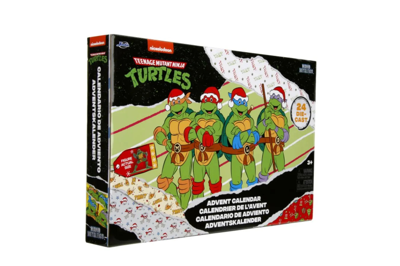 JAD35661 Teenage Mutant Ninja Turtles (TV '87) - 2024 NanoFig 1.65" Advent Calendar (24 Days) - Jada Toys - Titan Pop Culture