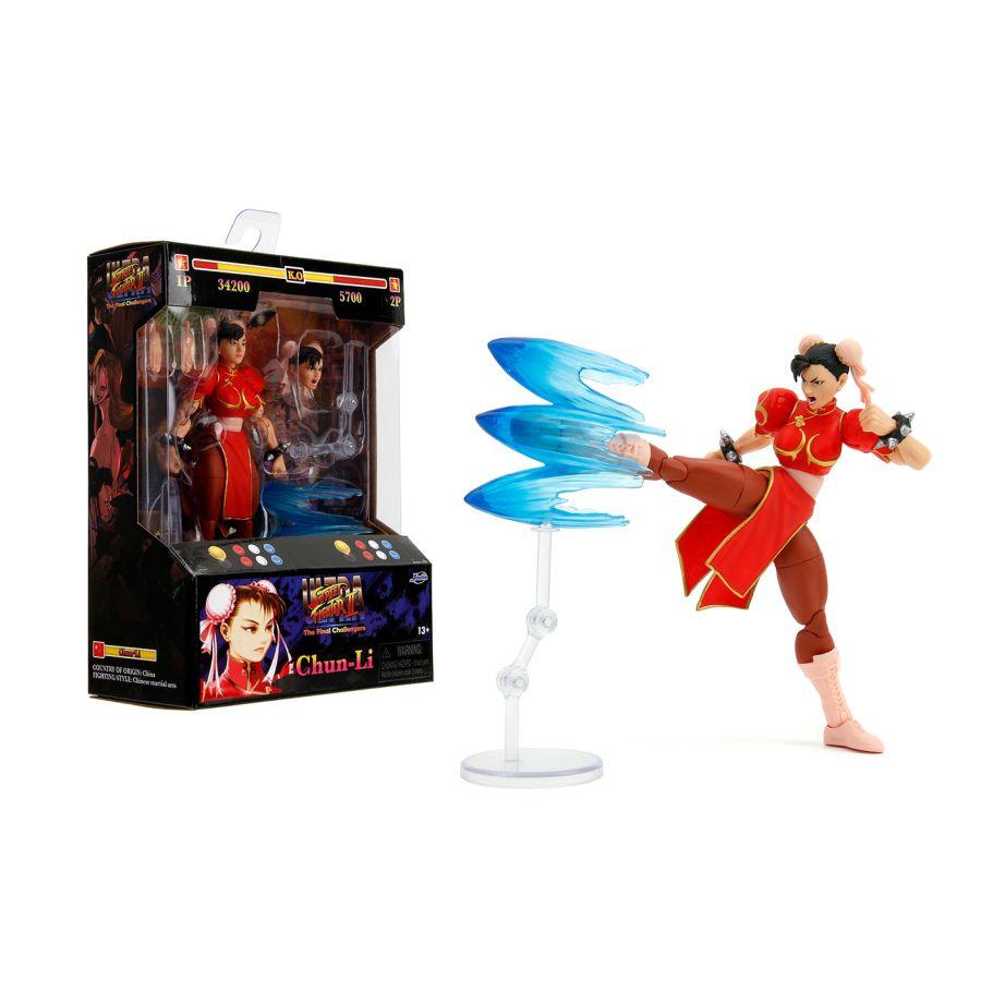 JAD35664 Street Fighter - Chun-Li (Player 2) 6" Action Figure - Jada Toys - Titan Pop Culture