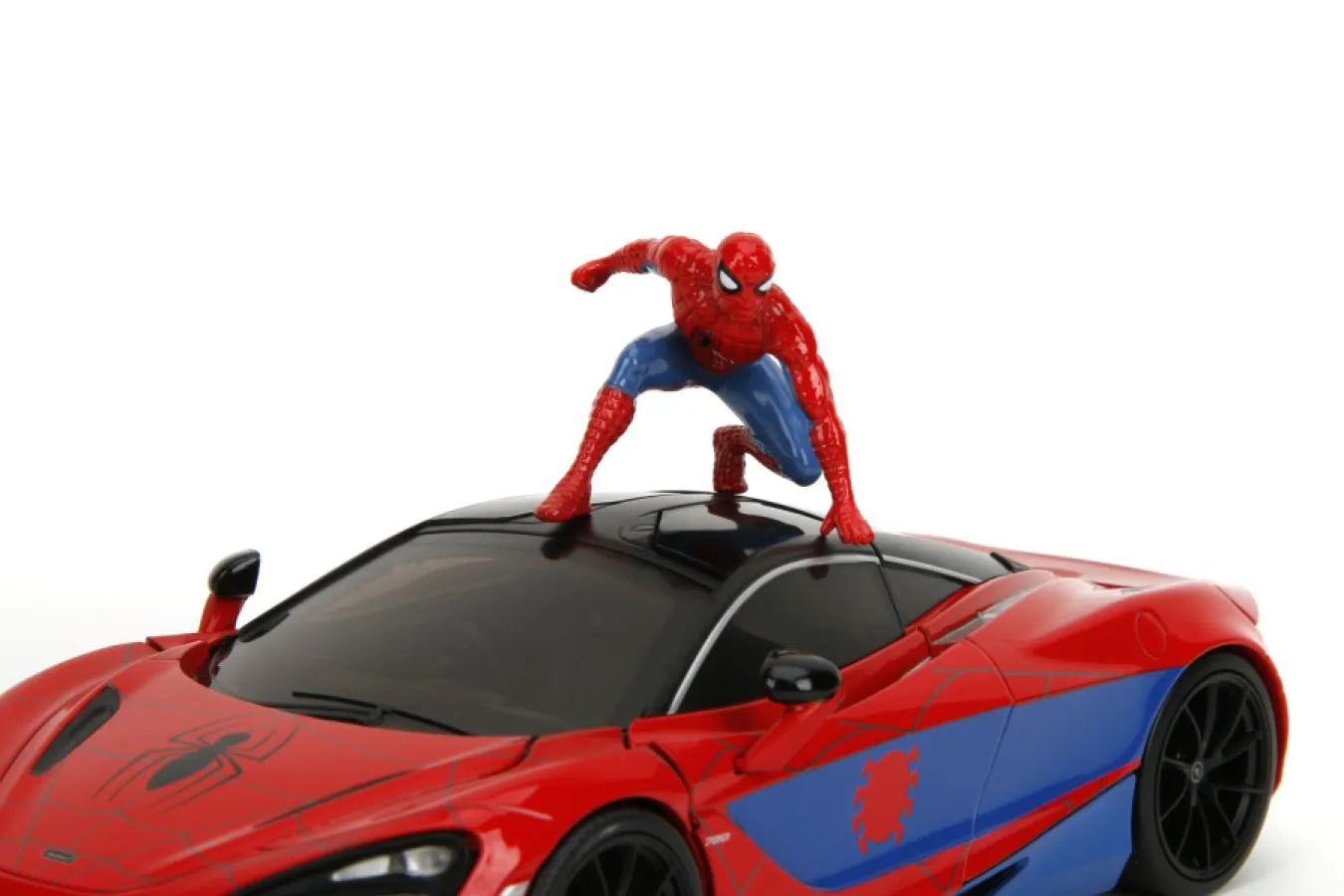 JAD35764 Hollywood Rides - Spider-Man with McLaren 720S 1:24 Scale Diecast Vehicle Set - Jada Toys - Titan Pop Culture