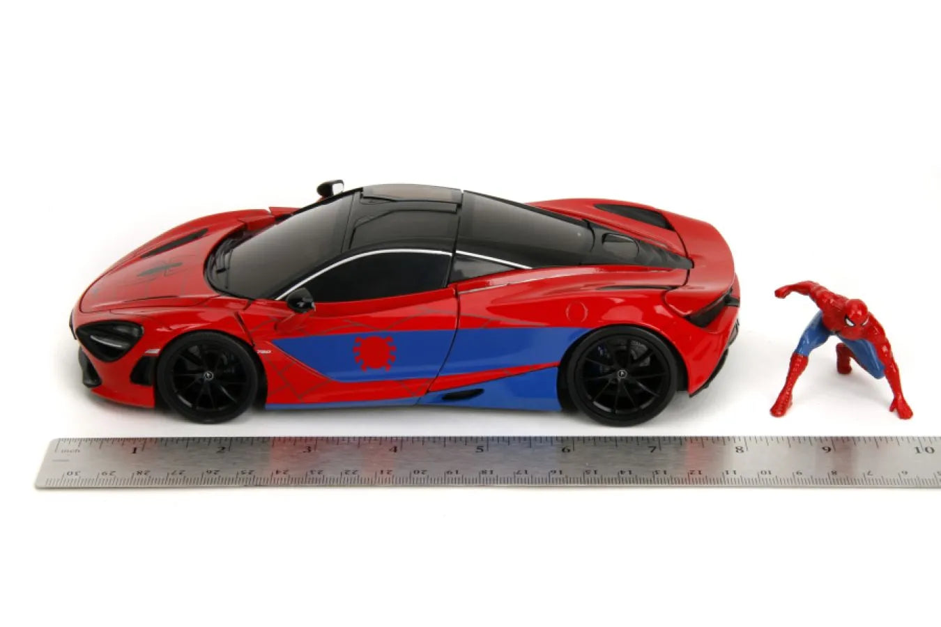 JAD35764 Hollywood Rides - Spider-Man with McLaren 720S 1:24 Scale Diecast Vehicle Set - Jada Toys - Titan Pop Culture