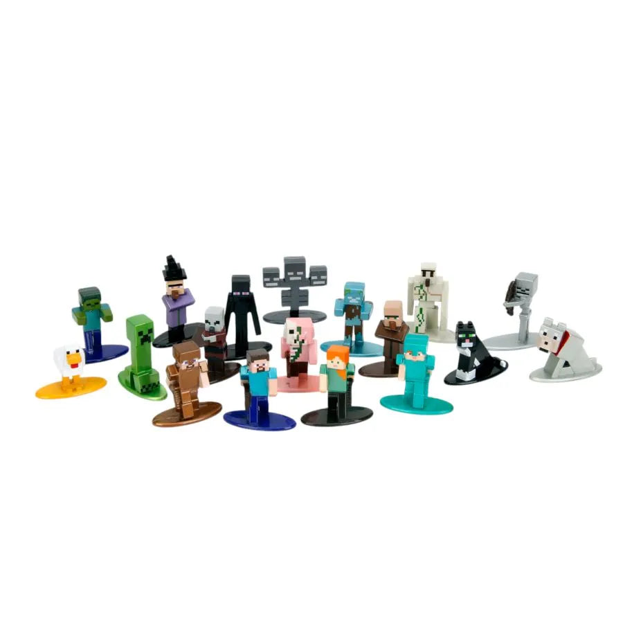 JAD35847 Minecraft - Nano MetalFig Exclusive 18-Pack - Jada Toys - Titan Pop Culture