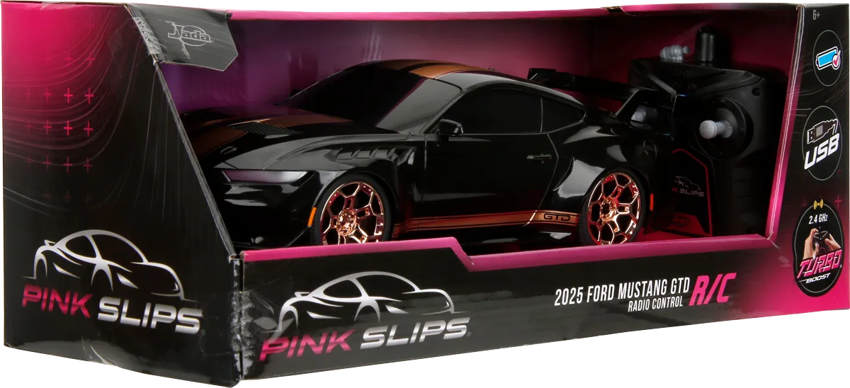 Pink Slips - 1:16 2025 Ford Mustang GTD Remote Control Car