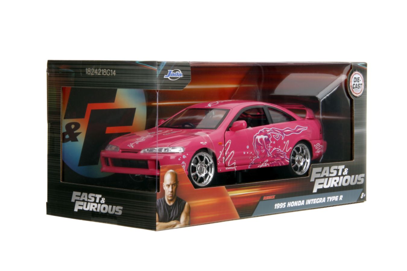 JAD35876 Fast & Furious - 1995 Honda Integra Type R (Japan Spec) 1:24 Scale Diecast Vehicle - Jada Toys - Titan Pop Culture