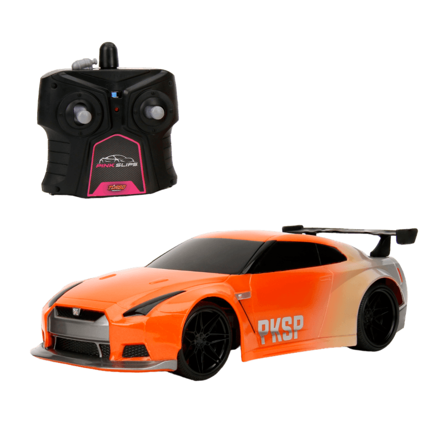 JAD35910 Pink Slips - 2009 Nissan Skyline GTR R35 1:16 Scale Remote Control Car - Jada Toys - Titan Pop Culture