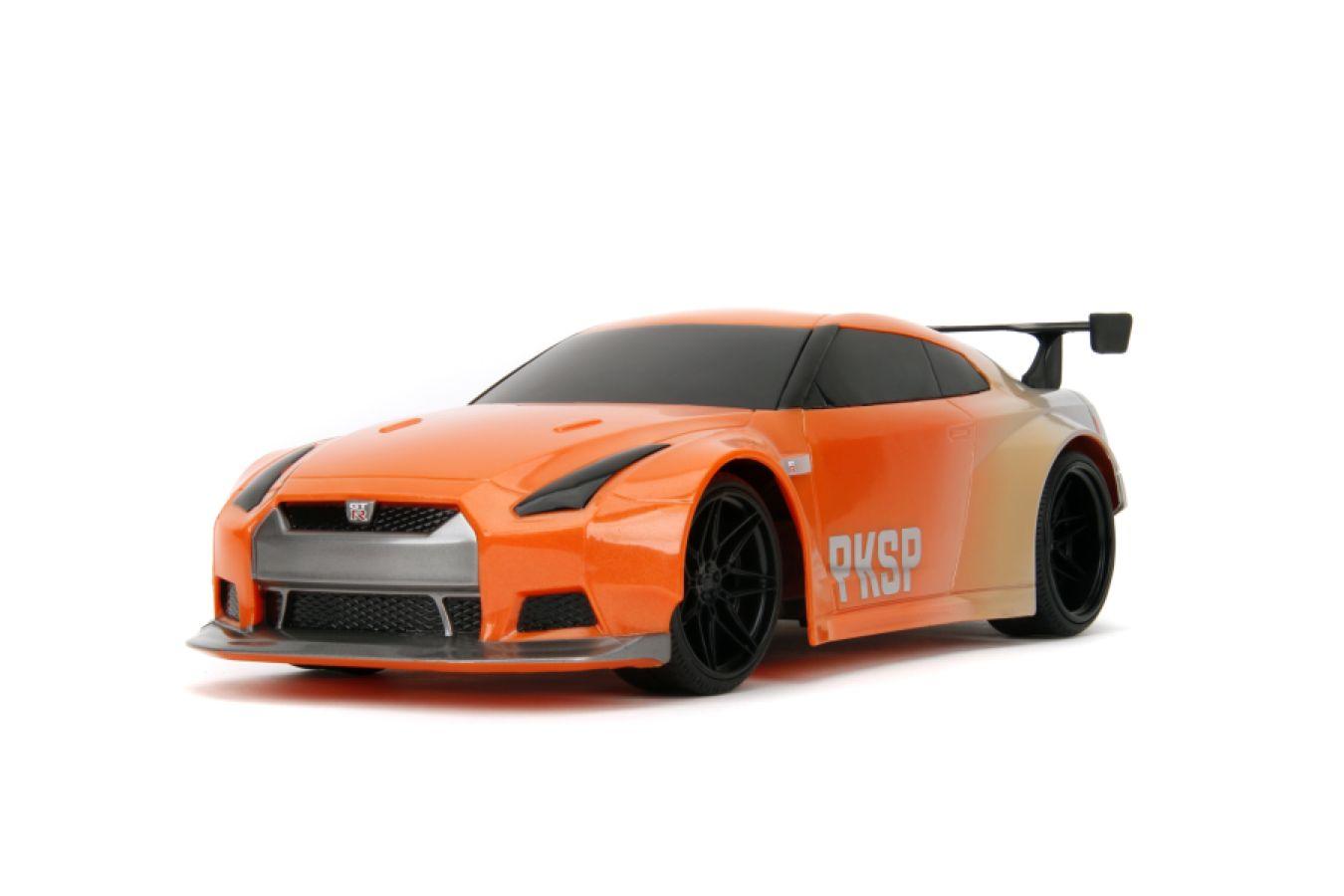 JAD35910 Pink Slips - 2009 Nissan Skyline GTR R35 1:16 Scale Remote Control Car - Jada Toys - Titan Pop Culture