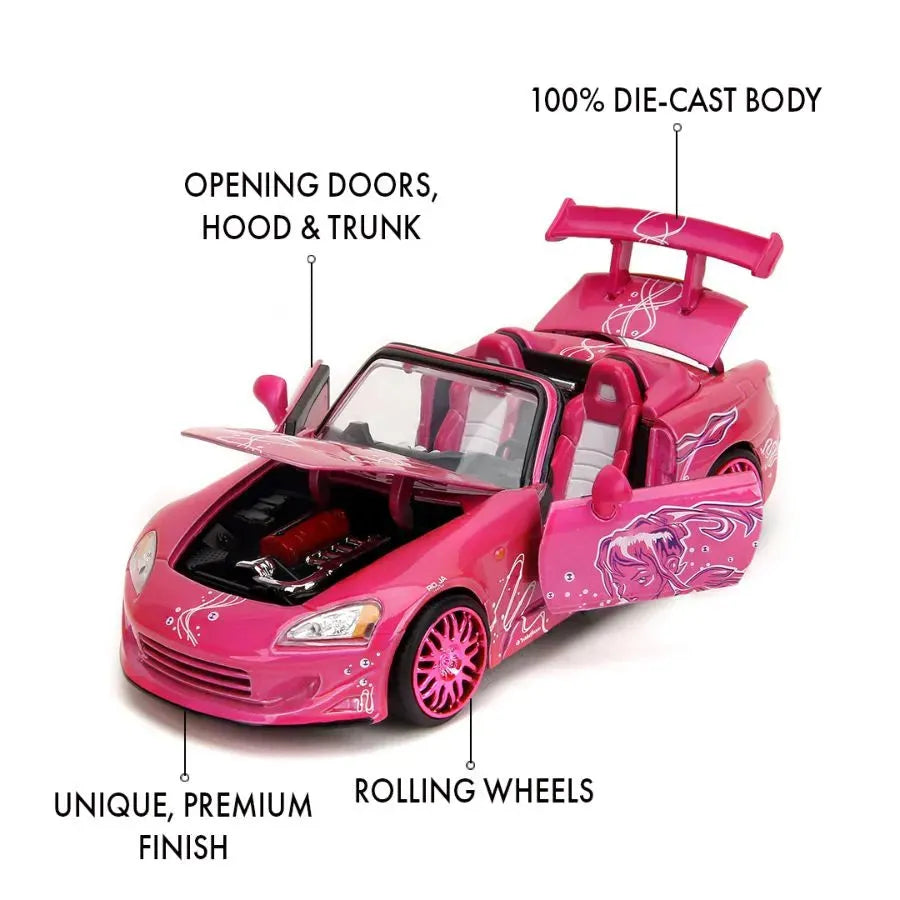 JAD35950 Pink Slips - Suki's Honda S2000 1:24 Scale Diecast Vehicle - Jada Toys - Titan Pop Culture