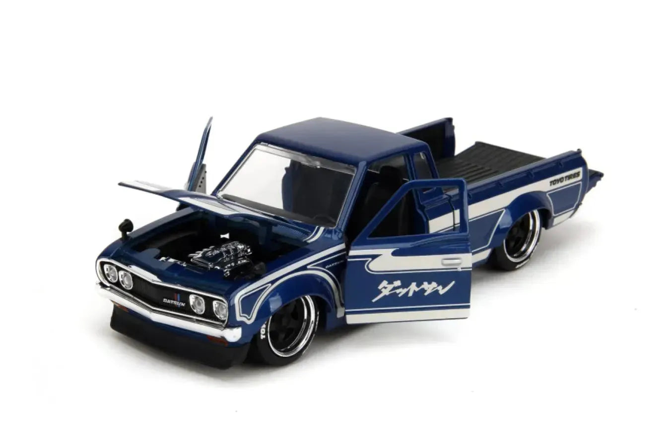 JAD35953 JDM Tuners - 1972 Datsun 620 1:24 Scale Diecast Vehicle - Jada Toys - Titan Pop Culture