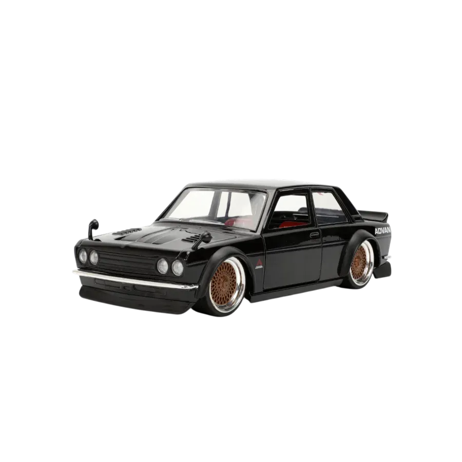 JAD35954 JDM Tuners - 1973 Datsun 510 1:24 Scale Diecast Vehicle - Jada Toys - Titan Pop Culture