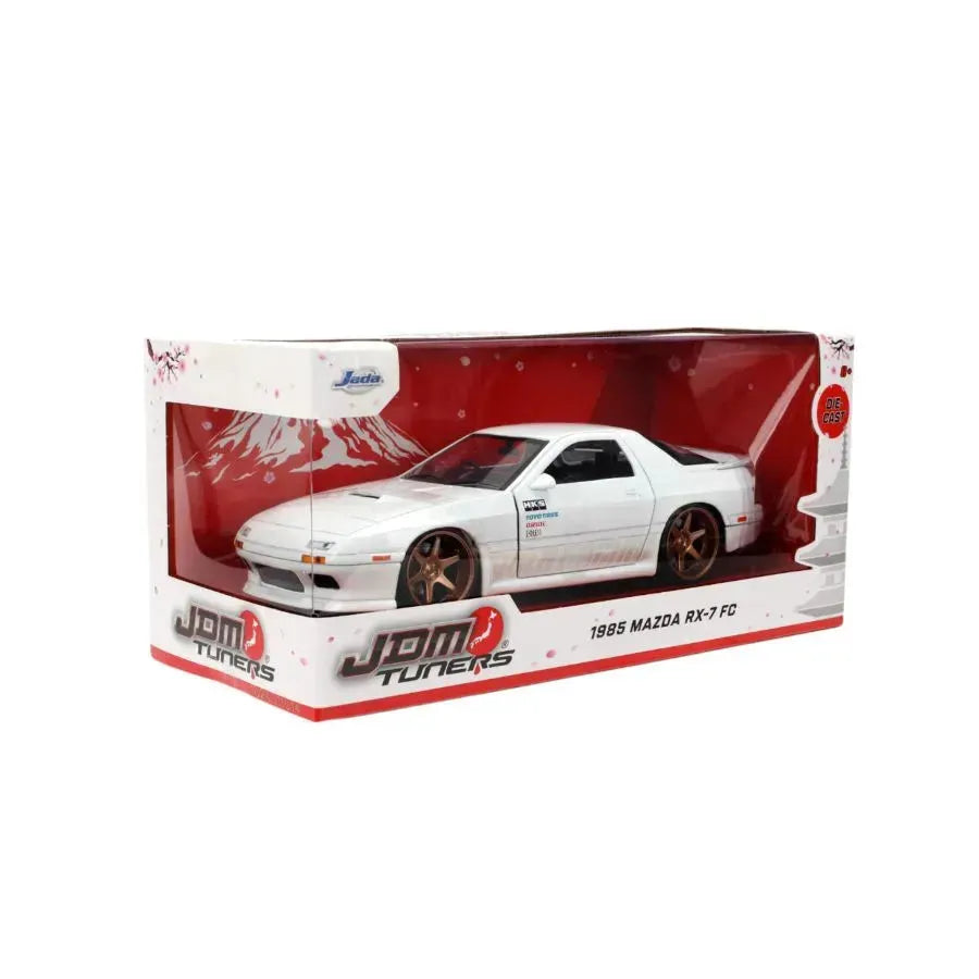 JAD35955 JDM Tuners - 1985 Mazda RX7 (FC) 1:24 Scale Diecast Vehicle - Jada Toys - Titan Pop Culture