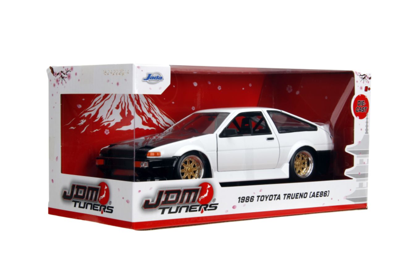 JAD35956 JDM Tuners - 1986 Toyota Trueno AE86 1:24 Scale Diecast Vehicle - Jada Toys - Titan Pop Culture