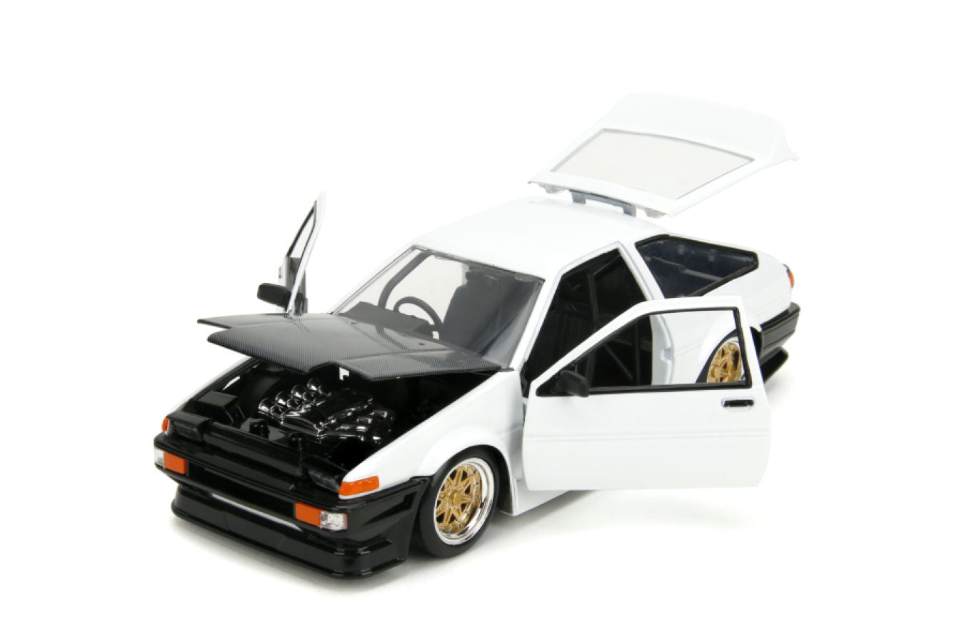 JAD35956 JDM Tuners - 1986 Toyota Trueno AE86 1:24 Scale Diecast Vehicle - Jada Toys - Titan Pop Culture