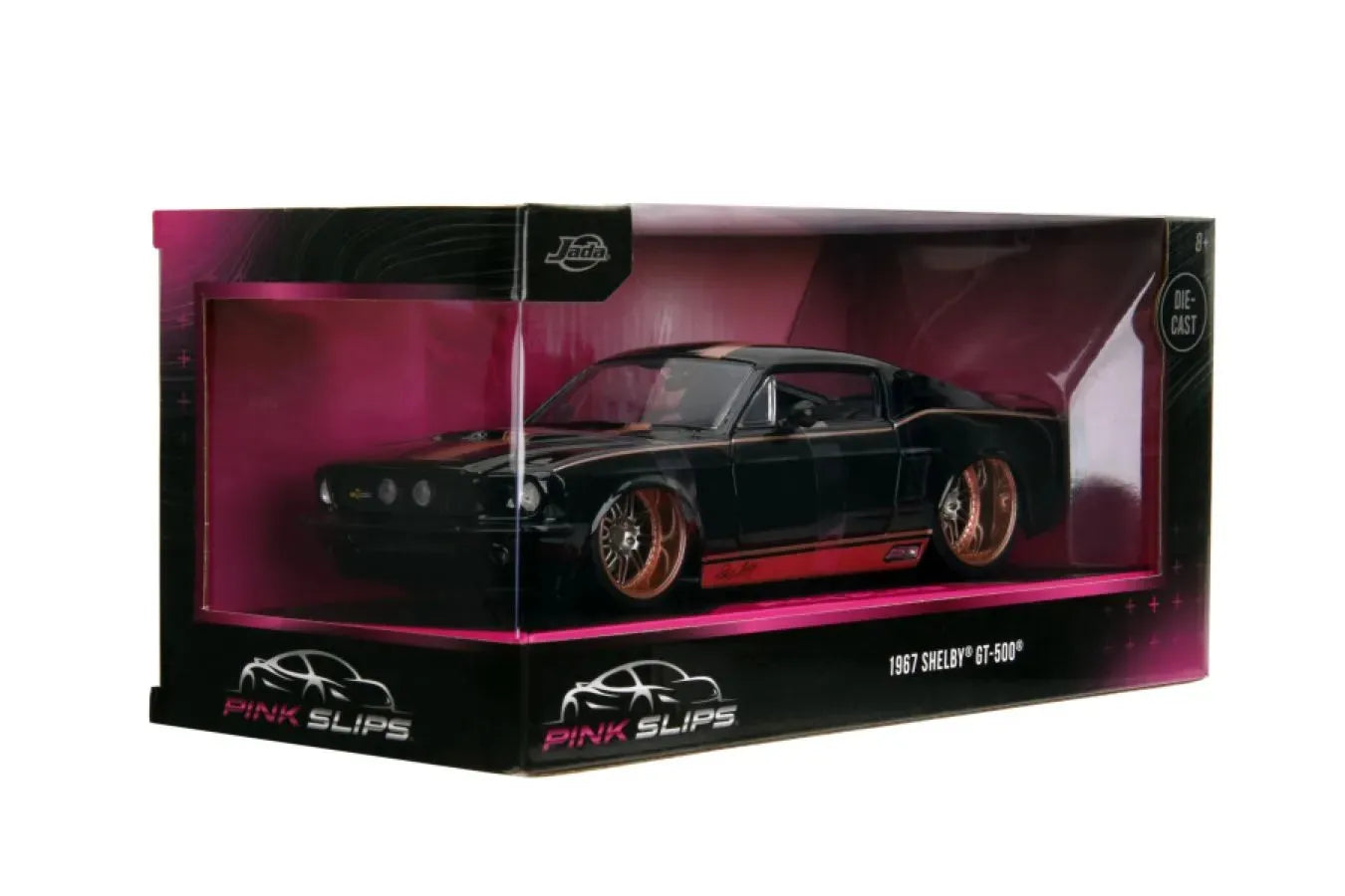 JAD35983 Pink Slips - 1967 Ford Mustang Shelby GT500 1:24 Scale Diecast Vehicle - Jada Toys - Titan Pop Culture