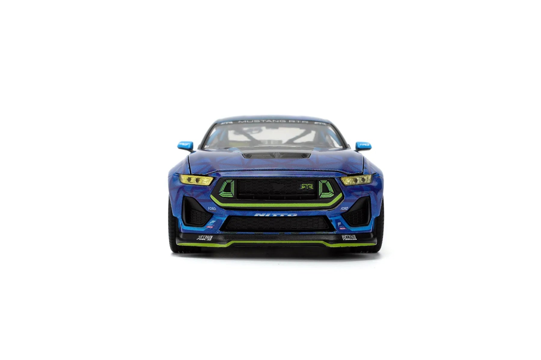 JAD36143 Big Time Muscle - Vaughn Gittin Jr 2024 Ford Mustang RTR Racing 1:24 Scale Diecast Vehicle - Jada Toys - Titan Pop Culture