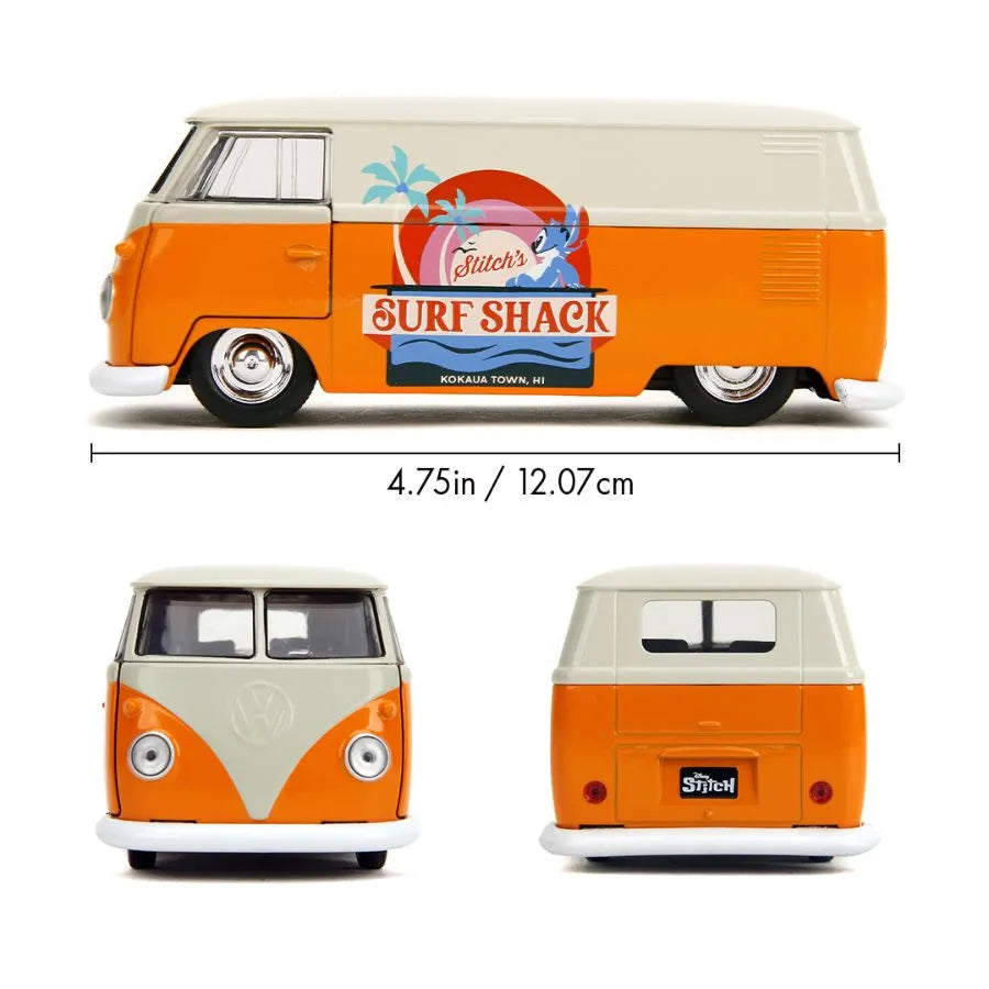 JAD36144 Lilo and Stitch - 1961 VW Bus 1:32 Scale Diecast Vehicle - Jada Toys - Titan Pop Culture