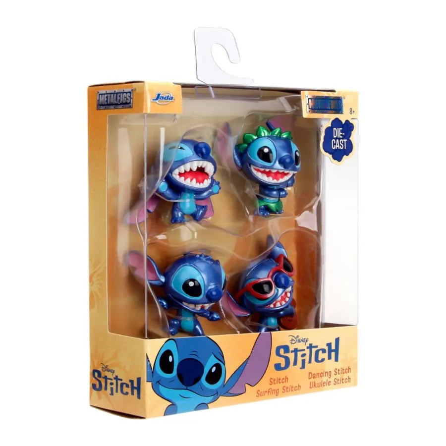 JAD36205 Disney - Stitch 2.5" Metalfigs 4-Pack - Jada Toys - Titan Pop Culture