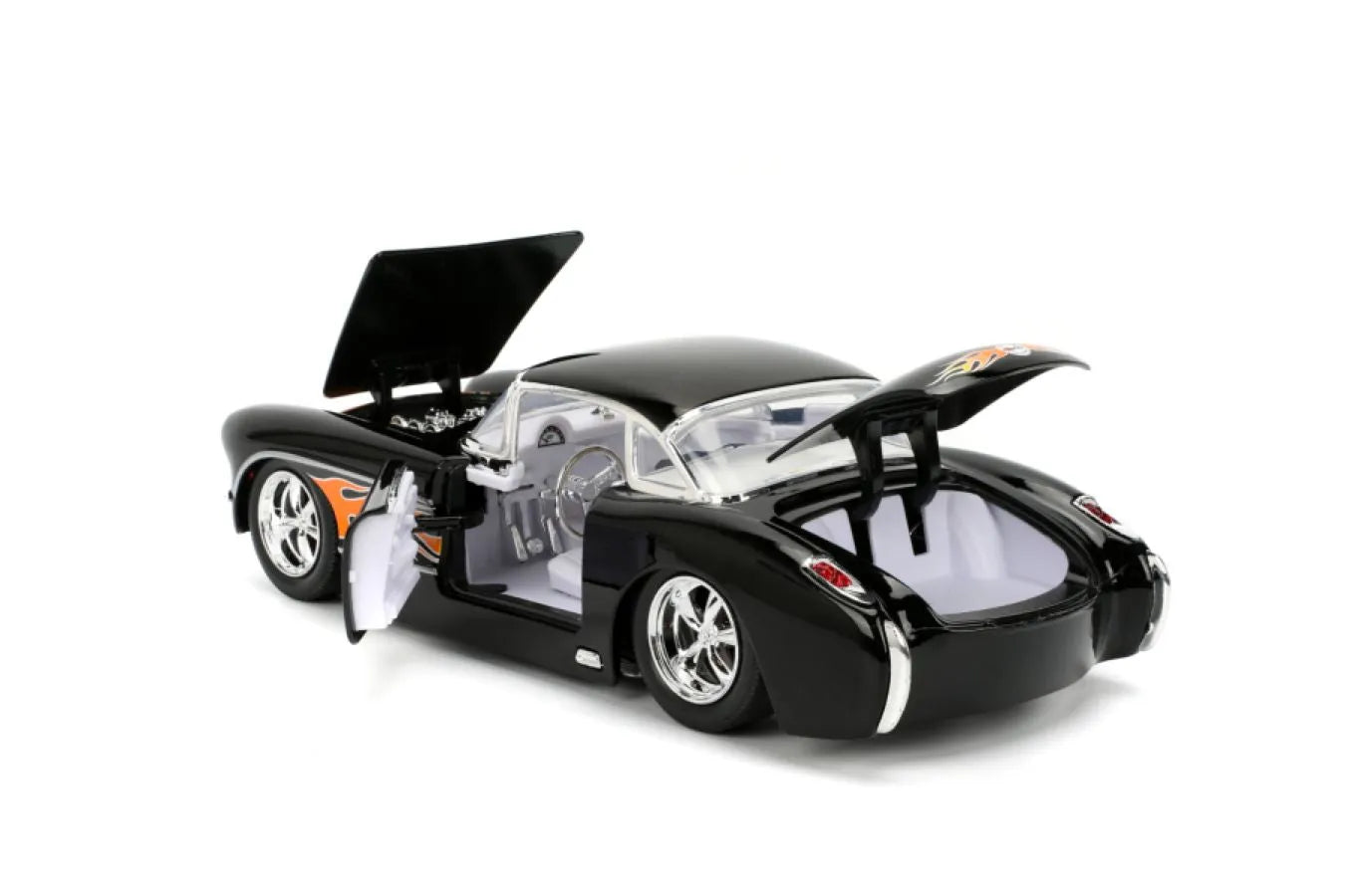 JAD36300 Big Time Muscle - 1957 Chevy Corvette 1:24 Scale Diecast Vehicle - Jada Toys - Titan Pop Culture